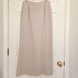 Liz Claiborne Cream Maxi Skirt